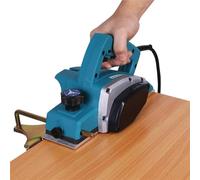 Piallatrice elettrica per legno 800W, larghezza di piallatura 82mm, interruttore di sicurezza, piallatrice per legno per professionisti o lavoratori del legno generici, artisti e studi creativi