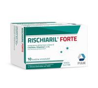 Piam Rischiaril Forte - Integratore alimentare per carenza di vitamine, 10 bustine
