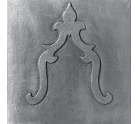 Piana in ghisa decorata Giglio lastra per camino fondale 80x60 cm