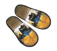 Pianelle Aereo Che Decolla All'Alba Antiscivo Scarpe Da Casa Comode Pantofole Per Hotel Interno Esterno L