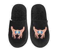 Pianelle Tenendo L'Amore Nelle Tue Mani, Bandiera Del Guatemala Comode Slippers Antiscivo Ciabatte Per Casa Hotel Invernale L