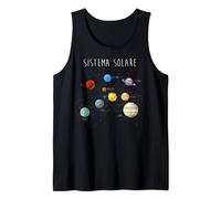 Pianeta camicia, sistema solare con Terra, Venere, Mercurio Canotta