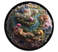 Pianeta Extraterrestre Jigsaw Puzzle Rotondo 1000Pcs Collection Adulti E Bambini Festa Aziendale Decorazione Della Famiglia 1000pcs (67.5x67.5cm)