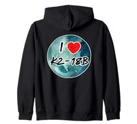 Pianeta K2-18B Spazio Astronomia Felpa con Cappuccio