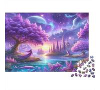 Pianeta paesaggio Rompicapo 1000 Pezzi In puzzle in Cartone Premium, Un Puzzles Per Giochi Di Puzzle Per Lo Sviluppo Cognitivo, Ideale Per Passatempo Per Anziani, Il Puzzle Più Venduto 38x26cm