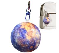 Pianeta peluche - 7,5 cm da appendere con solare pieno, ciondolo a forma di pianeta, per borse, monete, gioielli, borse, zaini, donne, uomini e ragazze, Mercurio, Siehe Beschreibung, Vedi