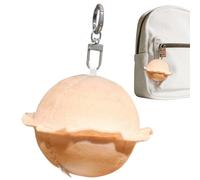 Pianeta peluche - 7,5 cm da appendere con solare pieno, ciondolo a forma di pianeta, per borse, monete, gioielli, borse, zaini, donne, uomini e ragazze, Saturno, Siehe Beschreibung, Vedi