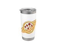 Pianeta Pizza Bicchiere termico in acciaio inox doppia parete