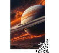 Pianeta Saturno Puzzle 1000 Pezzi Carta per Adulti Scena Spaziale Gioco di Puzzle 1000 Pezzi Relax Decorazione Regalo Famiglia 52x38cm/1000pcs