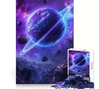Pianeta viola nel puzzle cosmico per ragazzi, 1000 pezzi, gioco di intelligenza, divertimento al chiuso, taglio di qualità, regalo creativo (50x75cm)