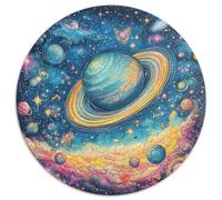 pianeti cosmici1000 Pezzi Puzzle Rotondo GalassiaRotonda Puzzle Adulti Bel Regalo Per Amici Di Famiglia Edugattoivo Per Adulti, Regali Difficile E Impossibile1000 pezzi (67.5x67.5cm)