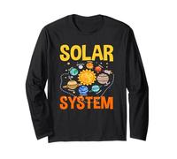Pianeti del Sistema Solare Scienza Spaziale educativa Maglia a Manica
