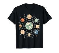 Pianeti e corpi celesti Intorno alla Terra Astronomia Spaziale Maglietta