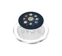 Pianeti e corpi celesti intorno alla Terra Astronomia spaziale PopSockets PopGrip per MagSafe