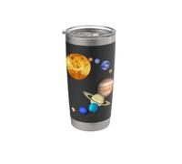 Pianeti nel sistema solare con Plutone - Spazio Bicchiere termico in acciaio inox doppia parete