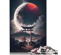 Pianeti sul Monte Fuji Puzzle per adulti, decorazioni per la casa uniche, puzzle da uomo, regali per adulti e adolescenti, 520 pezzi (52x38 cm)