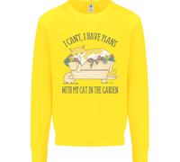 Piani Con Il Mio Gatto Nel Giardino Felpa Per Bambini