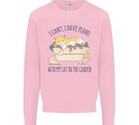 Piani Con Il Mio Gatto Nel Giardino Giardiniere Uomo Felpa Maglione
