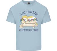 Piani Con Il Mio Gatto Nel Giardino Maglietta Per Giardinieri Bambini