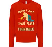 Piani Con Il Mio Giradischi DJ Felpa Uomo