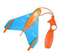 Piani Di Alianti - Volantino A Lancio, Aereo LED Suono | Eva Model Toy con Lanciatore, Gioco di aereo all'aperto Sicuro per il volante, Aereo Sportivo Volante Leggero per Cortile, Giardino, Pi