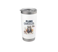 Piani di caffè comodi del divano del procione cancellati sarcastico Bicchiere termico in acciaio inox doppia parete
