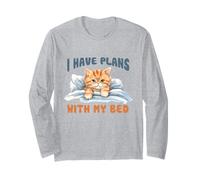 Piani Divertenti per Gli Amanti dei Gatti con Il Mio Letto Maglia a Manica
