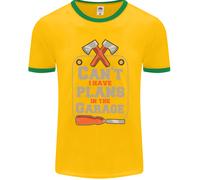 Piani IN The Garage Carpentiere Fai da Te Artigiano Uomo Ringer Fotl