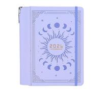 Pianificatore 2026: quaderno con agenda inglese, diario organizzatore mensile, pianificatore di produttività giornaliera | Diario premium per ufficio, libro per la gestione efficiente degli obiettivi