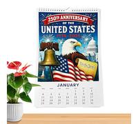 Pianificatore a parete mensile - Calendario sospeso da 14,96 pollici per una facile programmazione, grande layout chiaro con robusta build, pianificatore organizzatore per studenti Amici di casa degli
