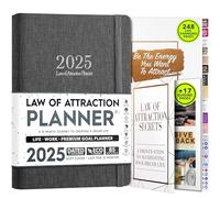Pianificatore della legge di attrazione 2024 - Agenda settimanale, mensile, un viaggio di 12 mesi per aumentare la produttività e la felicità (grigio scuro, B5)
