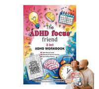 Pianificatore di attività, planner per adulti - in 1 agenda per organizzatori giornalieri, autogestione, strumenti di regolazione psicologica per forniture per ufficio