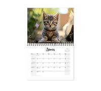 Pianificatore Di Gatto 2025 - Adorabile Gattino Di Gattino, Organizzatore Settimanale Mensile Quotidiano | Datebook Annuale 'amante Per Animali Domestici Con Foto Di Gatti Moe