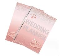 Pianificatore di nozze per sposa, wedding planner, planner di budget per matrimoni frizzanti, forniture matrimoniali, gestione del budget, libro delle risorse per anniversari di comprom