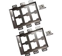 Pianificatore di strumenti per veicoli Piastra di montaggio Struttura coerente contro il piano di scossa per materassi per camion aree di lavoro Costruzione in metallo 6 elementi di fissaggio