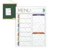 Pianificatore Frigo - Pianificatori Quotidiani | Planner Frigorifero Calendario Magnetico | Organizzazione Muro E Frigorifero, Lavagna Giornaliera Settimanale, Lavagna Con Mora A Secco