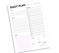 Pianificatore giornaliero dei pasti di fitness con 60 fogli di monitoraggio dei pasti fitness blocchi note di monitoraggio dell'allenamento diario notebook portatile lettura recensione blocchi note