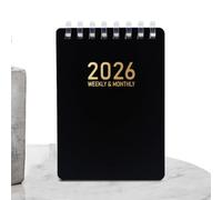 Pianificatore giornaliero - Pad | 2026 Notebook, A7 Pocket Size Workbook Portatile per Sketting Classroom Nursing College Research Law Work Meetings