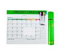 Pianificatore Magnetico a Secco | Lista delle Attività Cancellabile per Organizzare | Bacheca per Pianificazione Programma Famiglia - Per Pianificazione Routine Scuola Cucina Famiglia Casa Lavoro