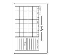 Pianificatore Mensile Settimanale Del Calendario Magnetico Del Calendario Magnetico