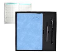 Pianificatore Notebook - Pianificatore Di Lavoro | 2026 Programma Libro A Lattiera | 2026 Day Work Task Organizer Notebook | A5 Daily Agenda Full 12 Mesi Note Journal Stationery For Fitness Travel