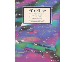 Pianissimo 'Für Elise' - Spartito musicale con 100 pezzi originali classici per pianoforte, dal barocco al XX secolo, ideale per studenti, amanti della musica e studenti di ritorno