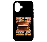 Pianista Ninja Pianista Pianista anni '90 Bootleg Style Custodia per iPhone 16