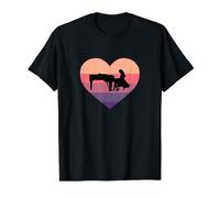 Pianistin - Pianistina Classica per Pianoforte, a Forma di Cuore Maglietta con Stampa Grafica Economica, Uomo, Nero, XL