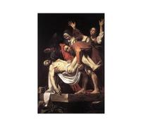 PIANK Poster su tela con la deposizione di Cristo di Caravaggio, decorazione da parete per camera da letto, ufficio, stanza, regalo, senza cornice, 50,8 x 76,2 cm