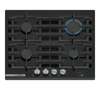 Bosch PRP6A6H40 piano cottura Nero Da incasso 60 cm Gas 4 Fornello(i)
