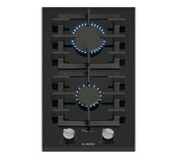 Bosch Piano cottura domino a gas PRB3A6I40 in vetroceramica nero da 30 cm - Serie 8