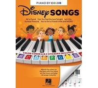 Piano-By-Color - Disney Songs: Color-Coded Notation with Matching St (Tascabile)