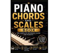 piano chords and scales book: Essential Piano Chords in Letter Notation