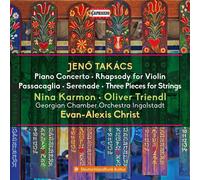 Piano Concert, Rhapsody For Violin - Jeno Takacs (Audio Cd)